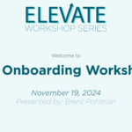 NJDA Elevate Workshop Series- HR Onboarding Workshop
