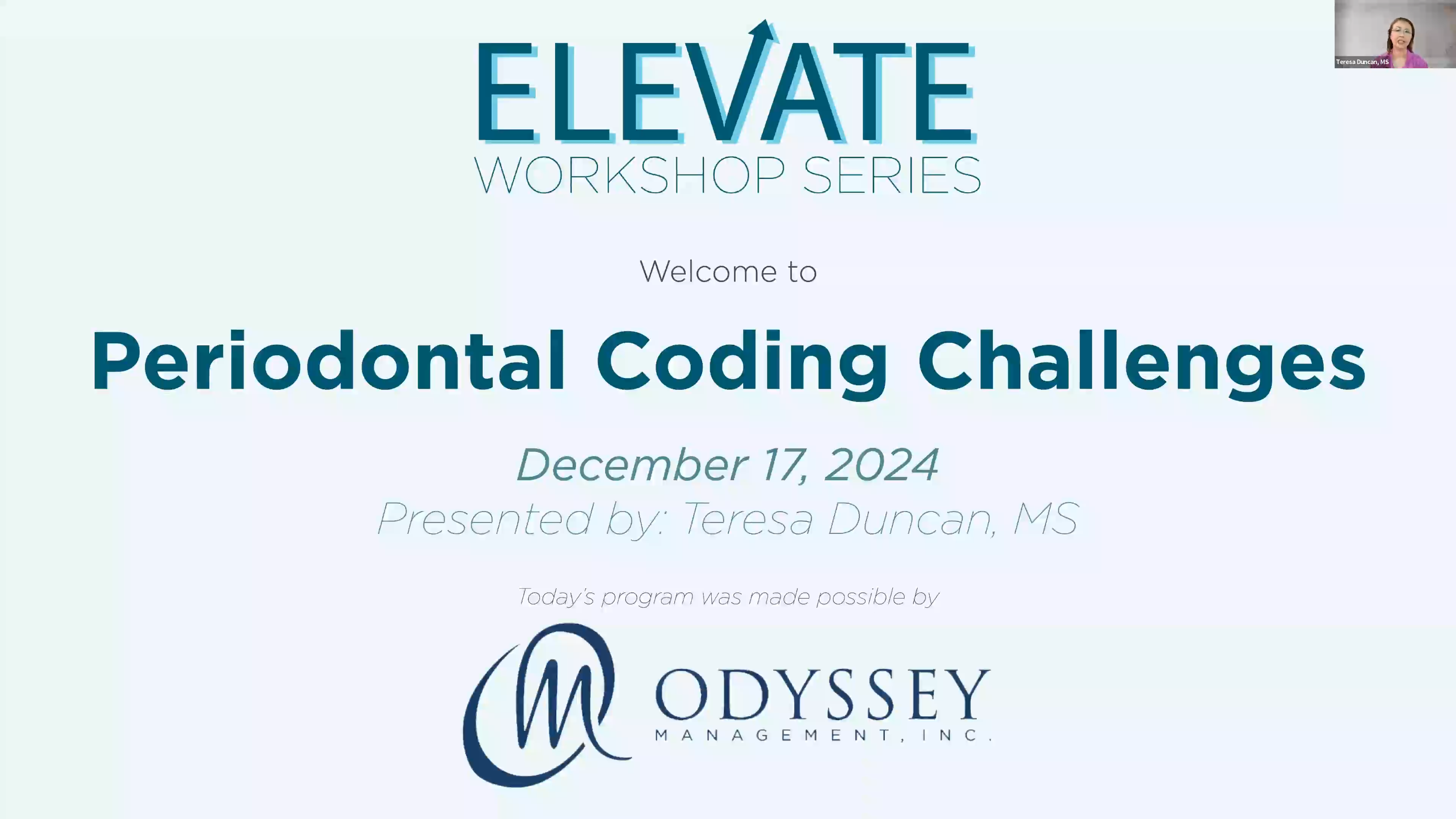 Periodontal Coding Challenges Njda On Demand